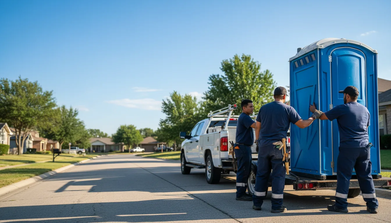 Portable Toilet Rental in Woodleaf, NC near me